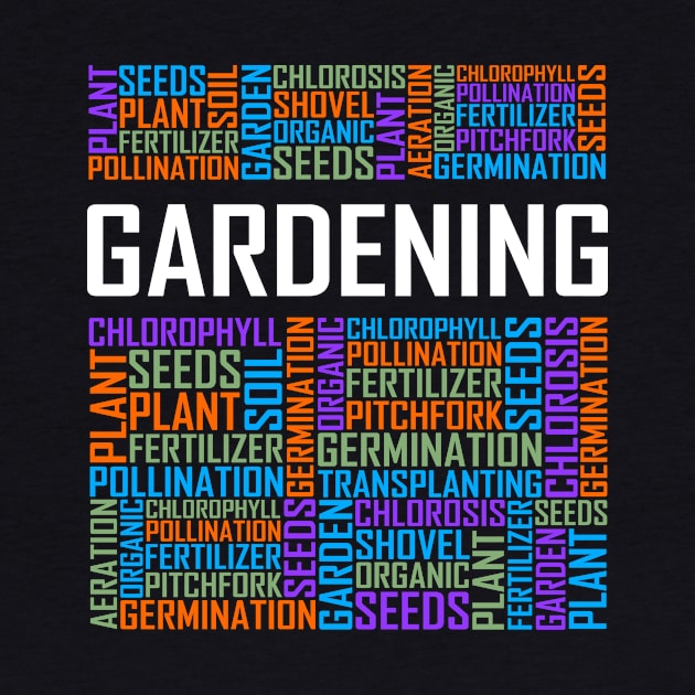 Gardening Words by LetsBeginDesigns